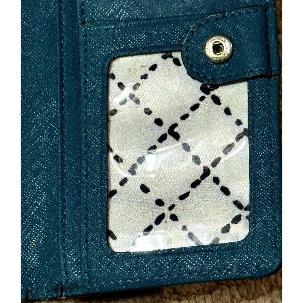 Kate Spade Bifold Wallet Hunter Green Classic Iconic card holder